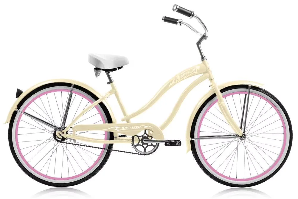 Cruiser Bike 26" white