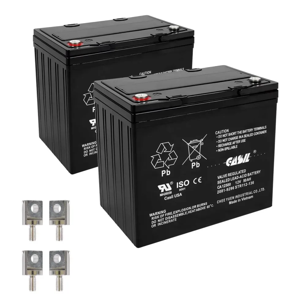 Battery 12v 2 pack rechargeable