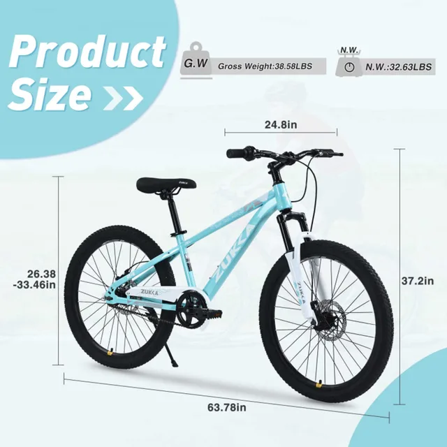 Mountain Bike 24inch 56-66 inches 24 in