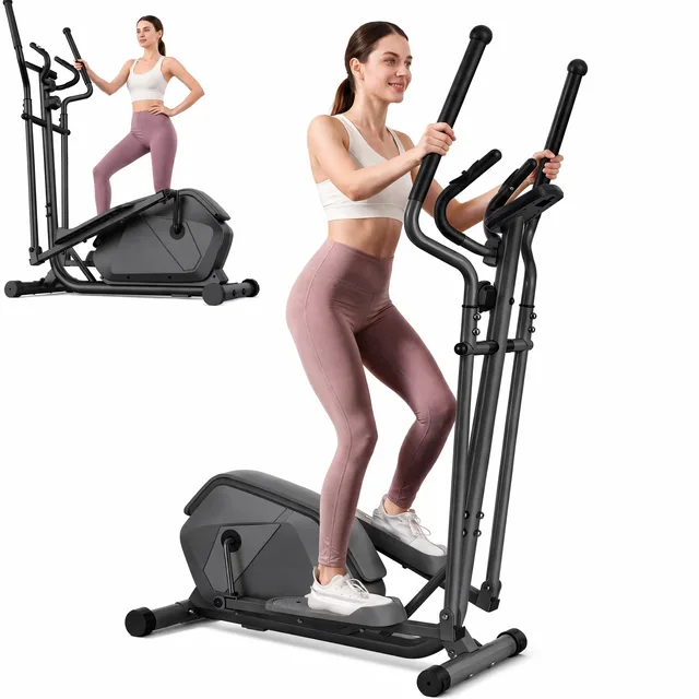 Elliptical Machine 400lbs black 36"