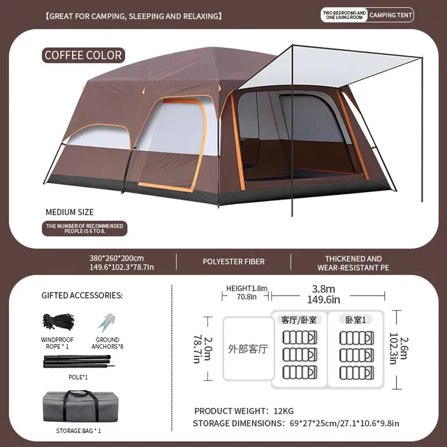 Family Camping waterproof foldable portable