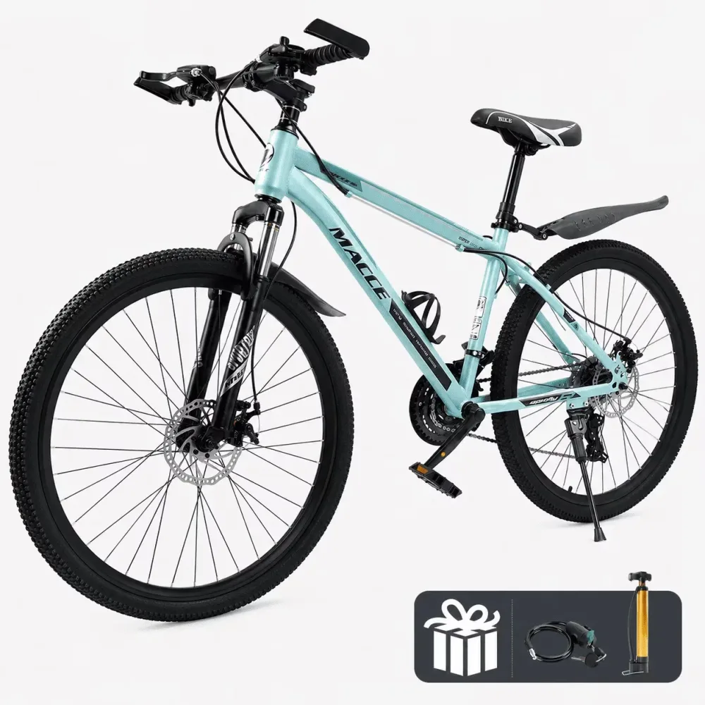 Mountain Bike 27.5 inch silver blue