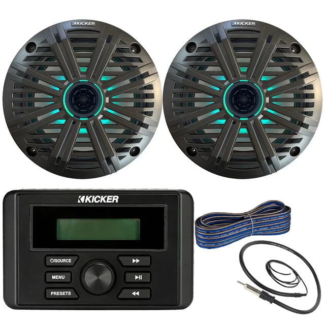 Stereo Receiver 6.5" 195w bluetooth