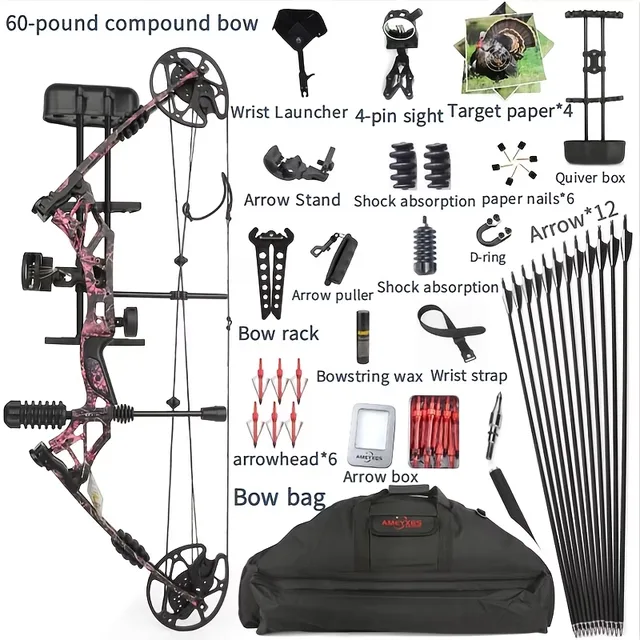 Compound Bow 30-60 lbs adjustable 30 inches