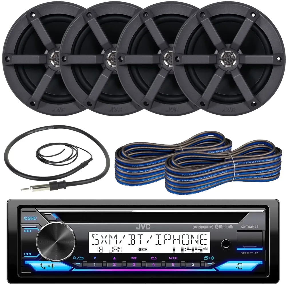 Boat Audio 2 pairs 6.5" 100 watts