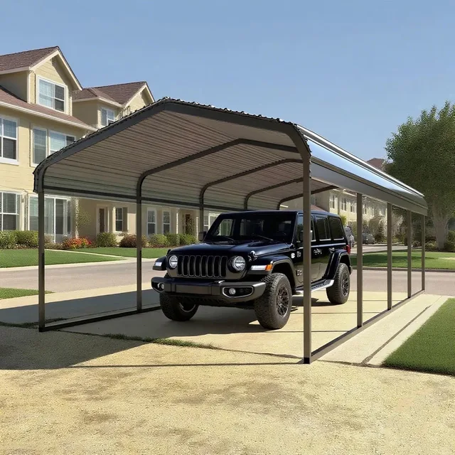 Steel Carport portable 0.8mm heavy-duty