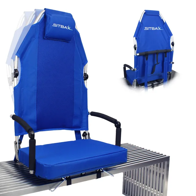 Chair black blue 12.5 pound