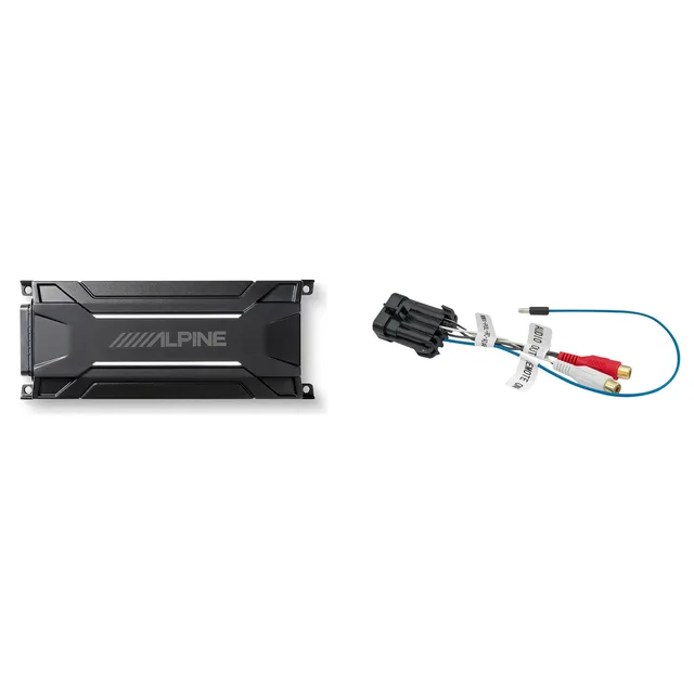 Marine Amplifier 150w 4.5 lb blue