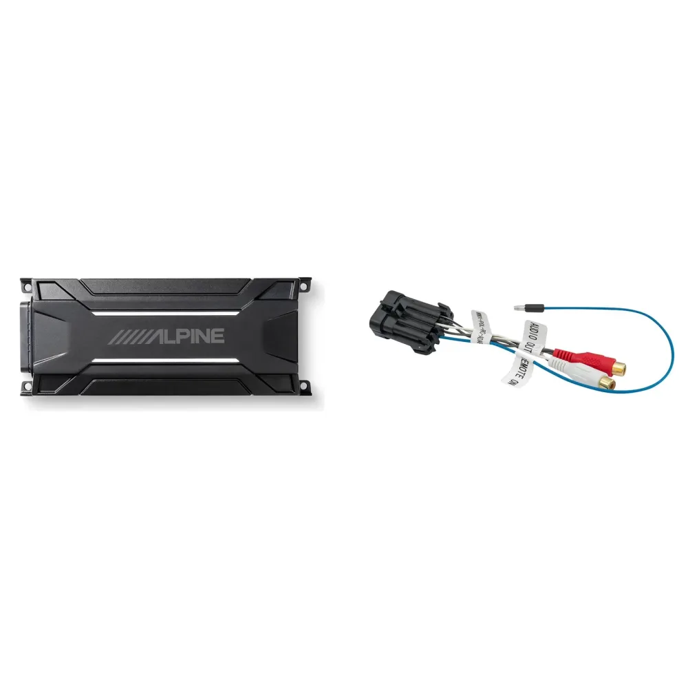Marine Amplifier 150w 4.5 lb blue