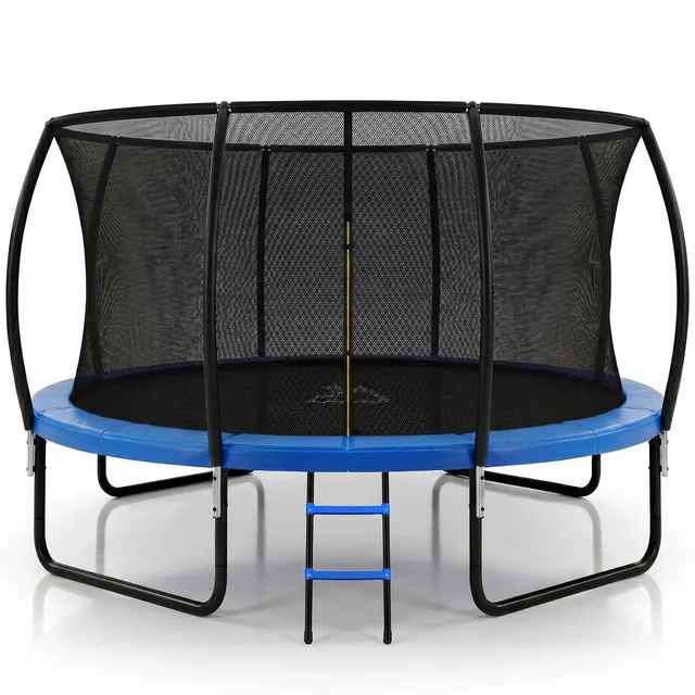 Backyard Trampoline 14ft 400 lbs blue