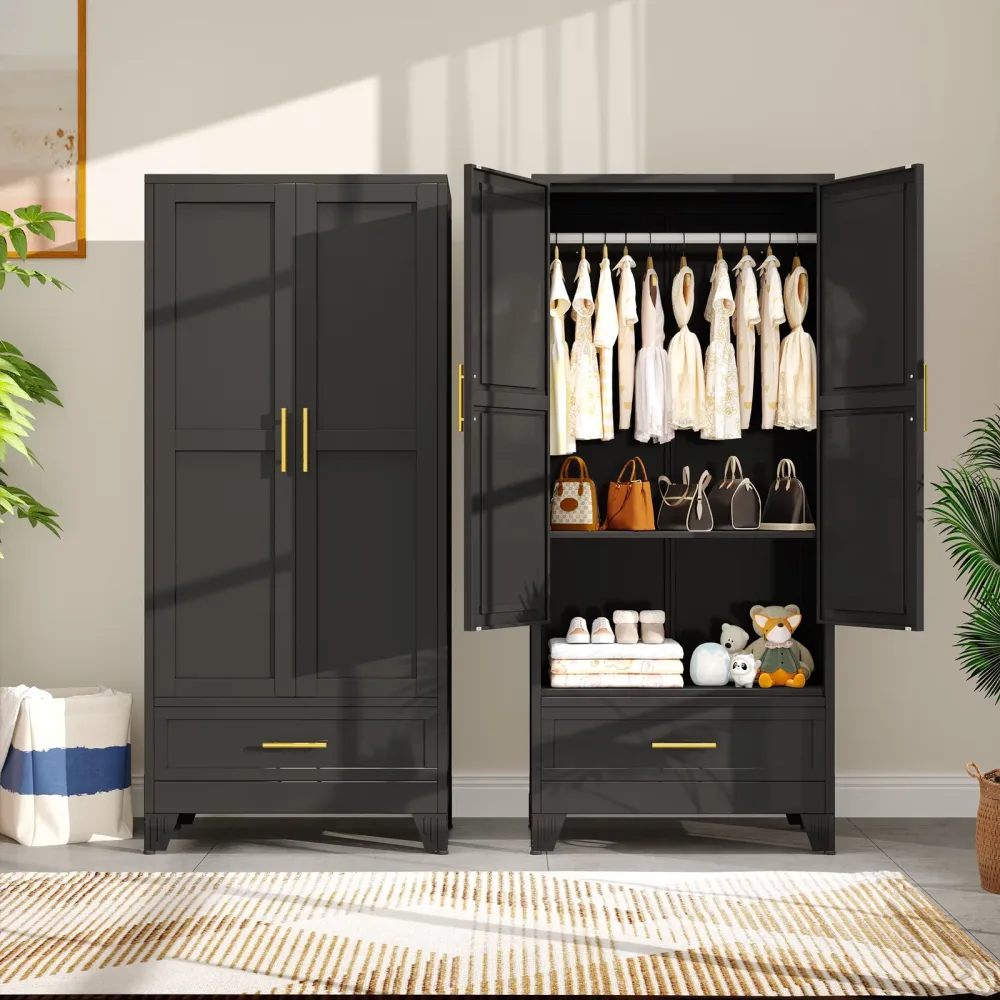 Storage Cabinet 70.87" black 150 lbs
