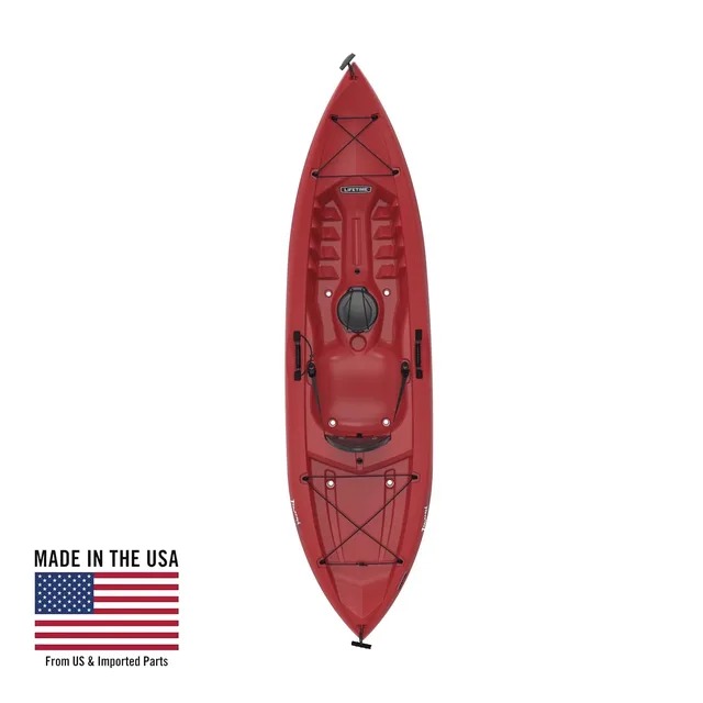 Fishing Kayak 10 ft red 50 pound