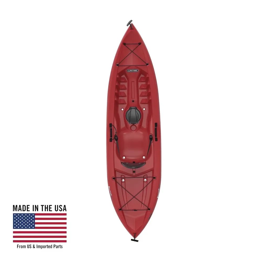 Fishing Kayak 10 ft red 50 pound
