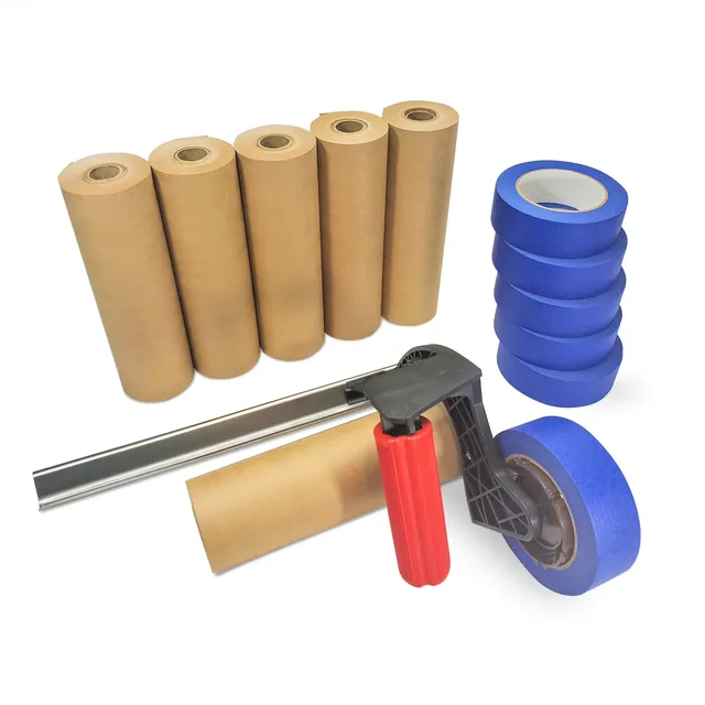 Paper Rolls 9" 1.41" brown