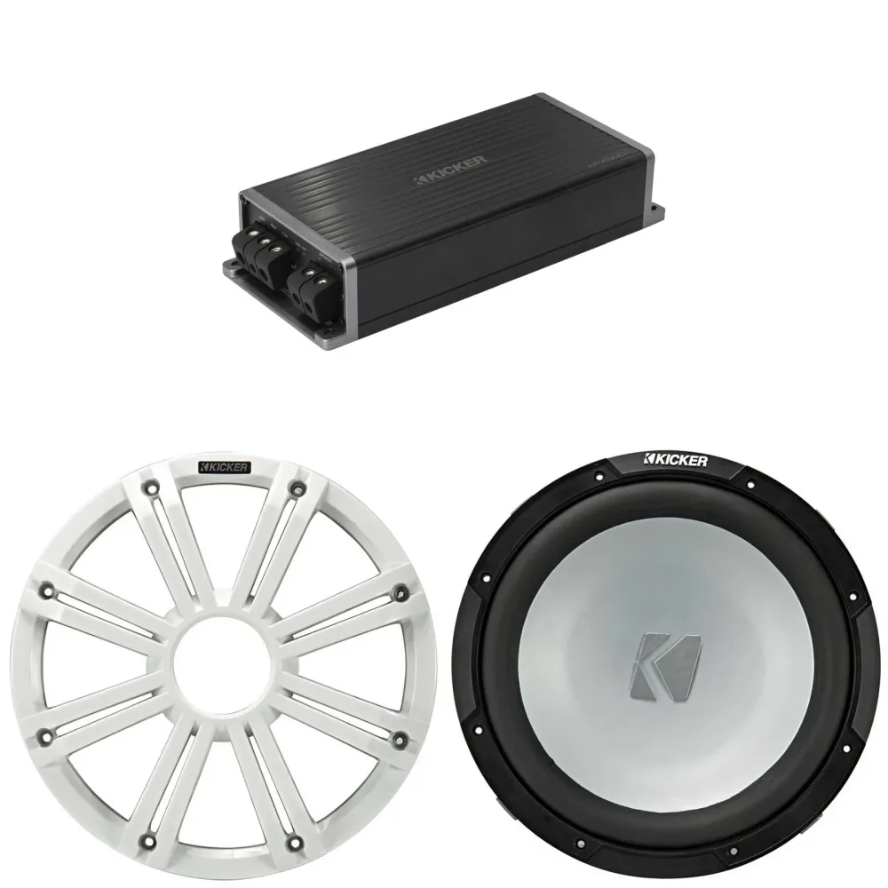 Subwoofer Audio 12" white 500 watts