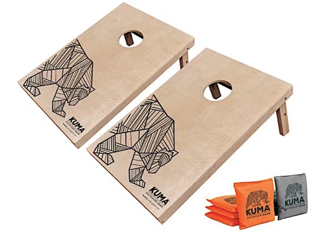 Bag Toss orange gray
