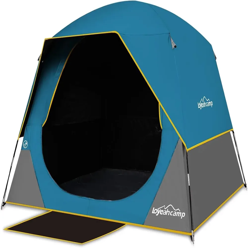 Camping Tent 4 person waterproof blue