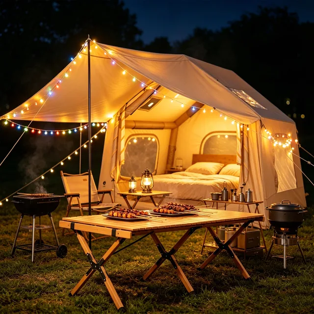 Inflatable Tent 2-6 persons waterproof portable