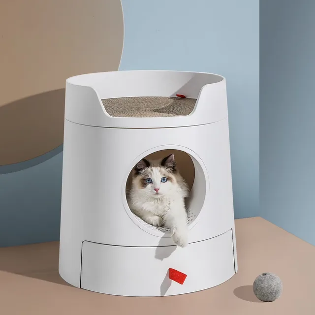 Cat Litter 2 in white 50cm