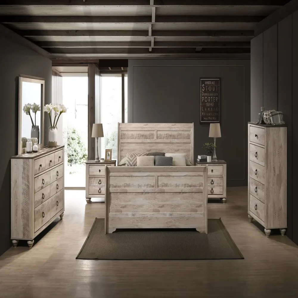 Roundhill Furniture white