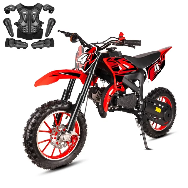 Dirt Bike adjustable red black