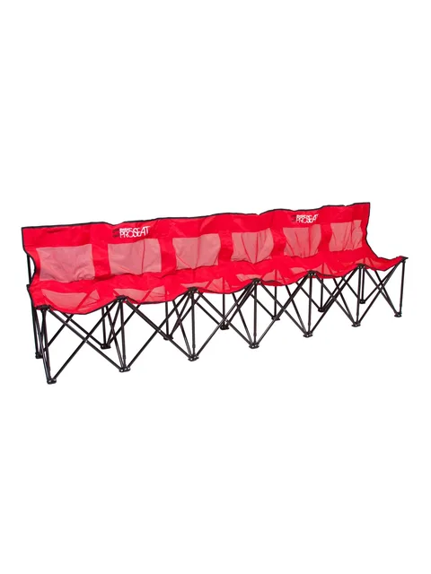 Seat red portable foldable