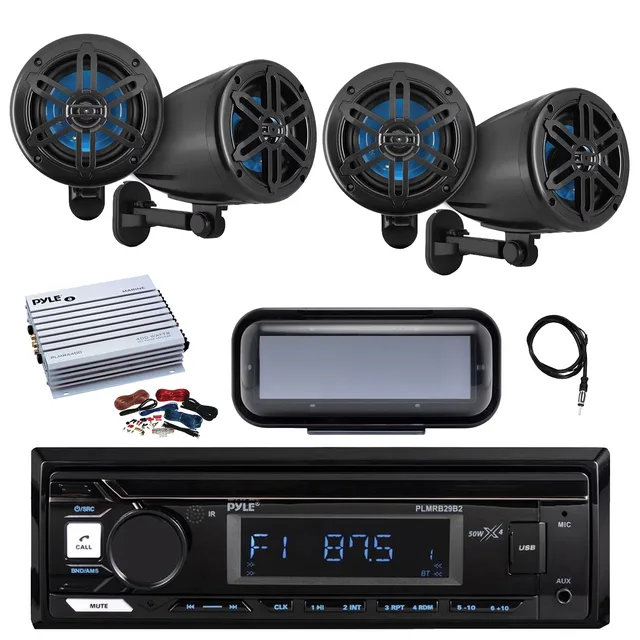 Player Stereo 180 watt bluetooth waterproof