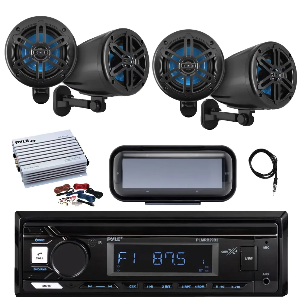 Player Stereo 180 watt bluetooth waterproof