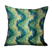 Throw Pillow 22 in green 22"