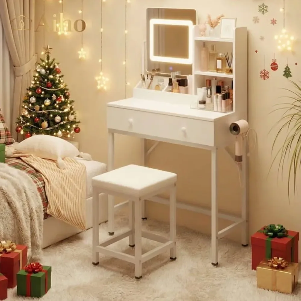 Dressing Table 31.5" white 15"