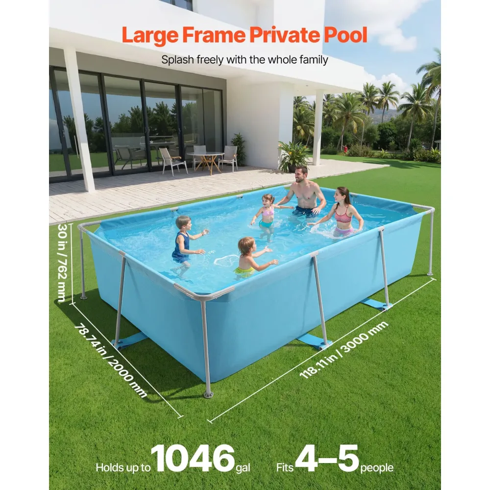 Swimming Pool 30 inch 1046 gallon blue