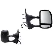 Towing Mirror black adjustable folding