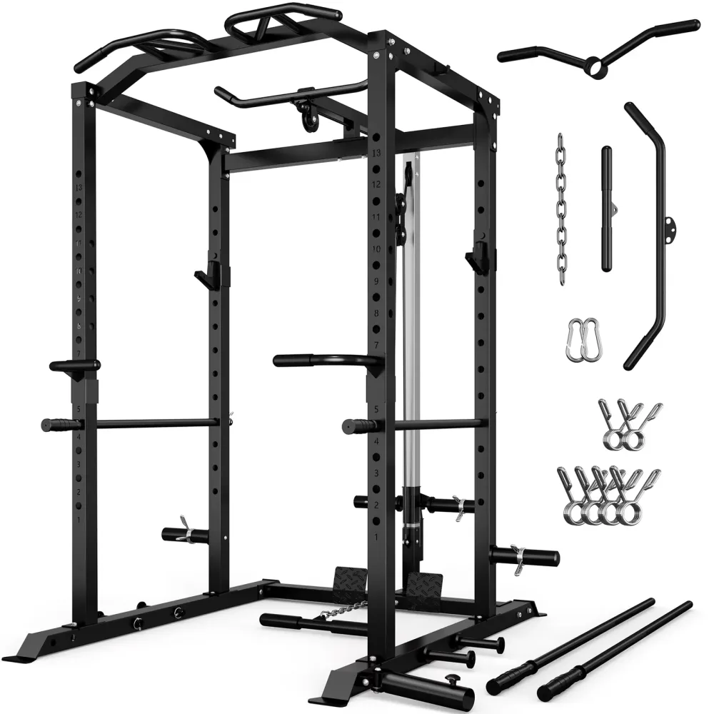 Power Rack 2000lbs black 77.44"