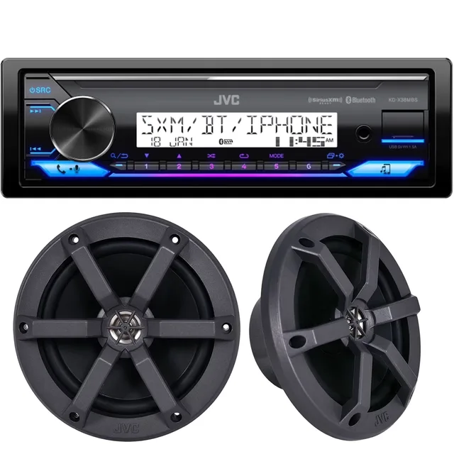 Stereo Receiver 6.5" 100 watts bluetooth