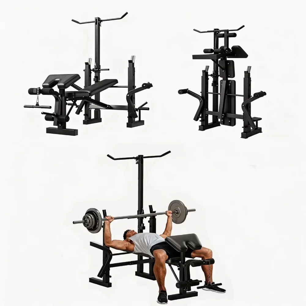 Strength Training adjustable foldable black