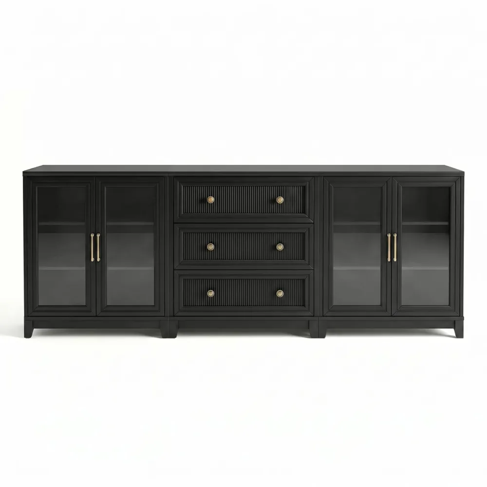 Cabinet green black 31.5"