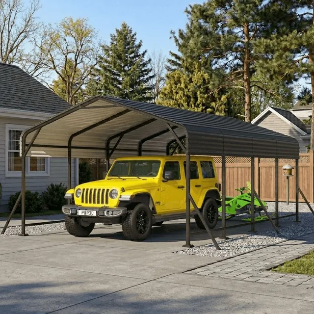 Metal Carport 12' 20' 2"