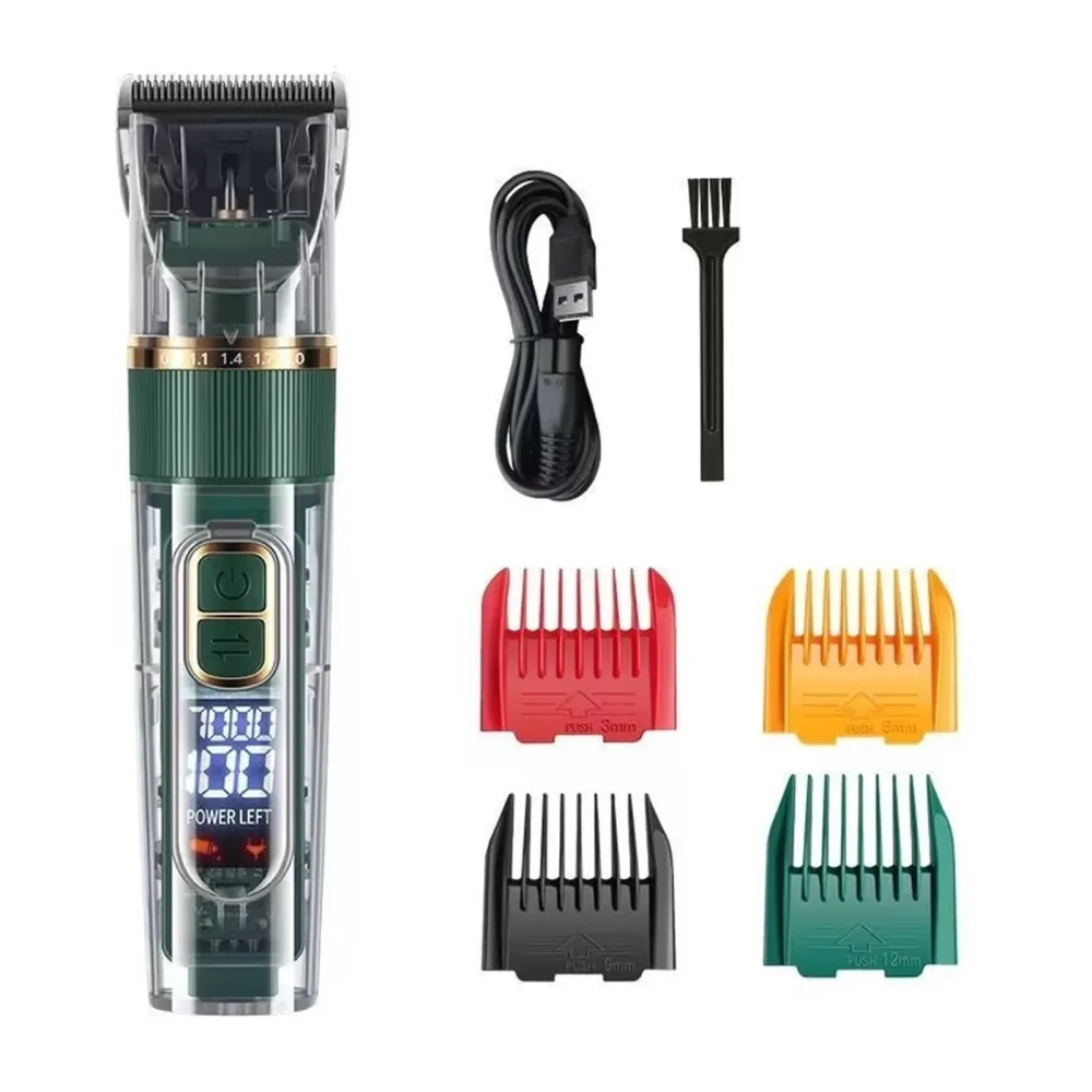 Grooming rechargeable green 14.5cm