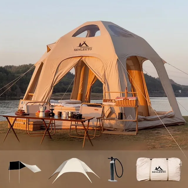 Inflatable Tent 6-8 people 98in 15cm