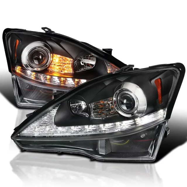 Projector Headlights led black 12v