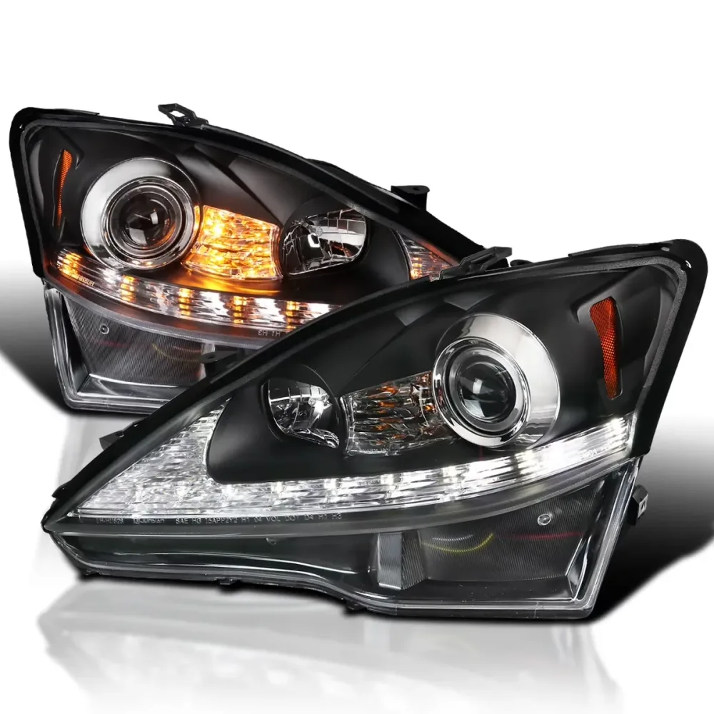 Projector Headlights led black 12v