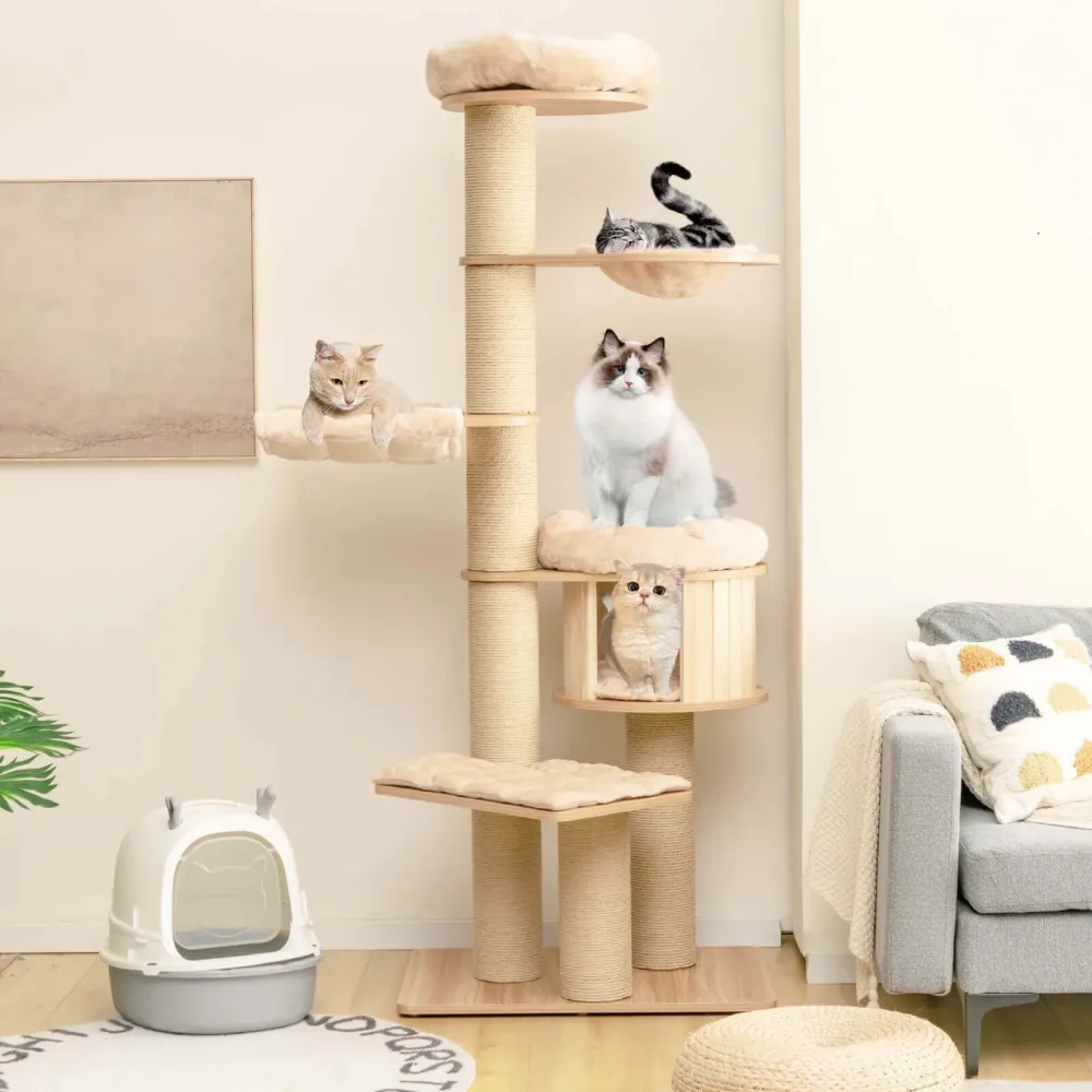 Furniture & Enrichment 75.5 in beige