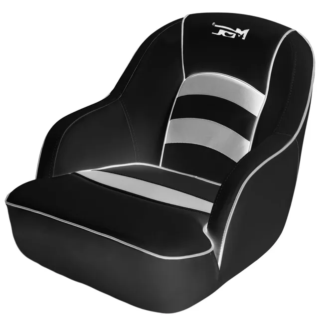 Seat white blue black