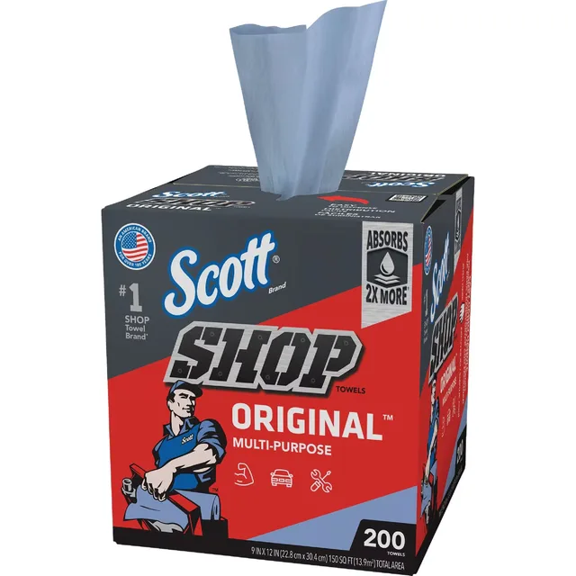 Paper Towel 9" blue portable