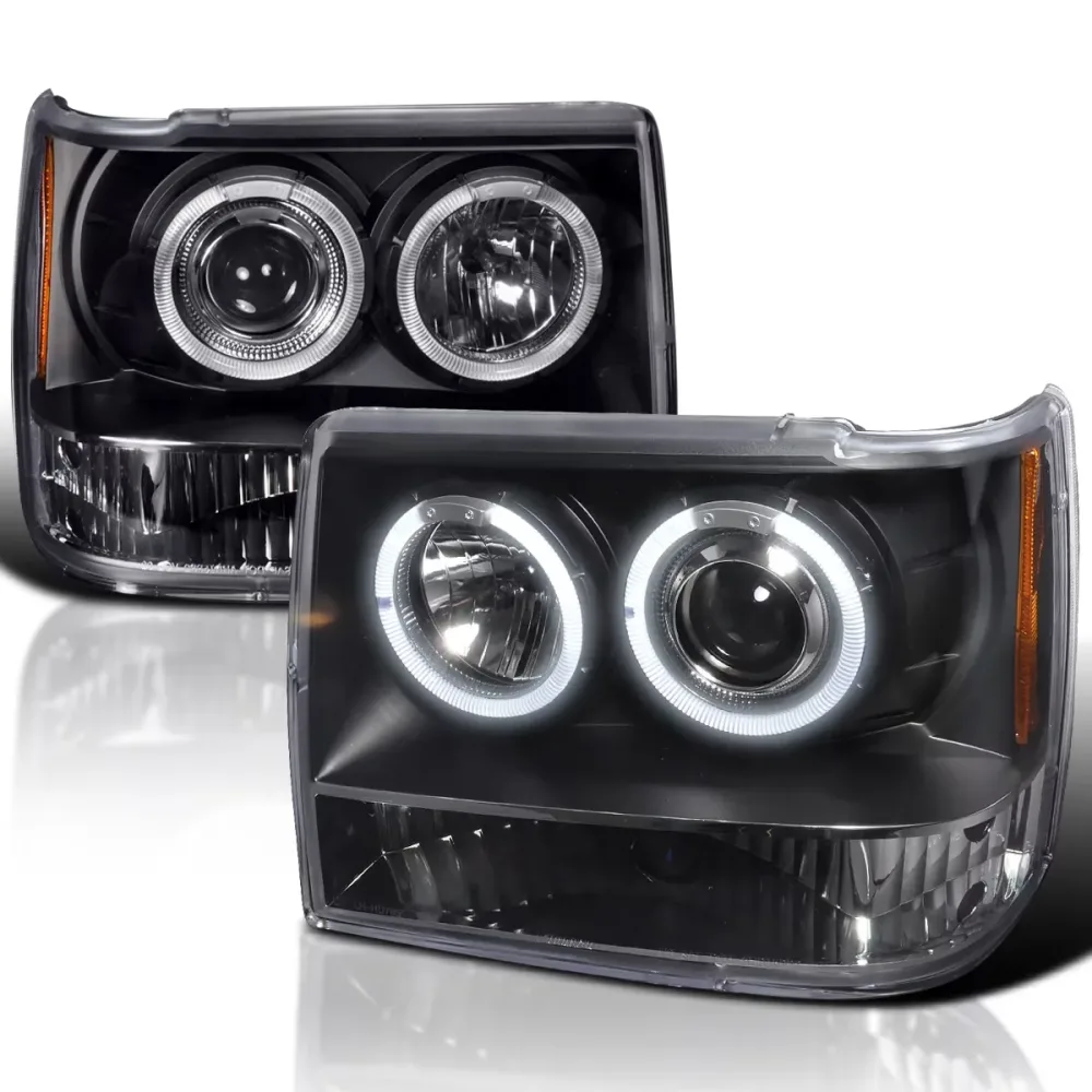 Projector Headlights black waterproof