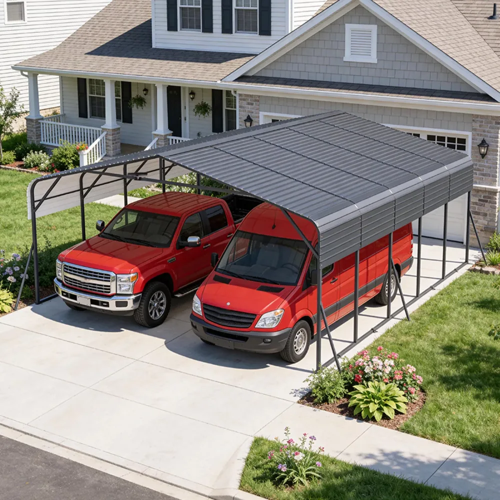 Metal Carport weatherproof led 160 lbs