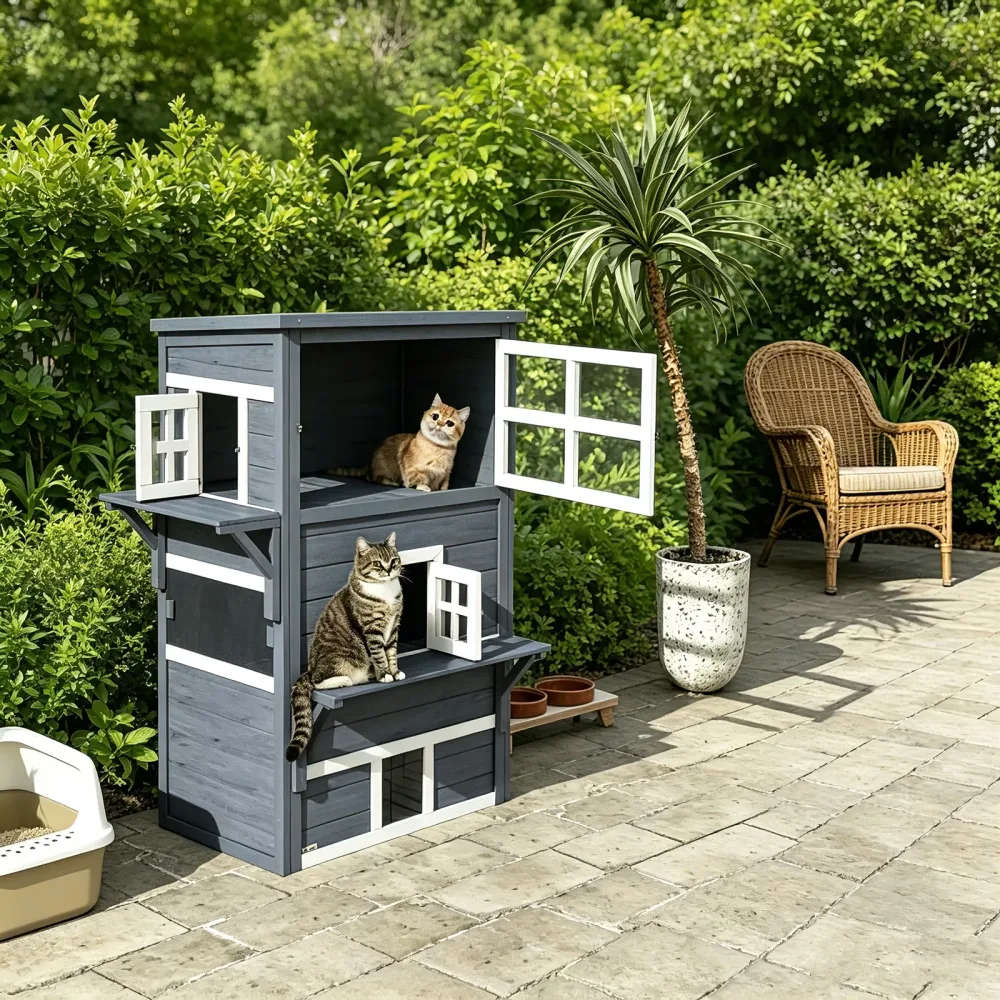 Furniture & Enrichment gray 10 lbs 36.75"