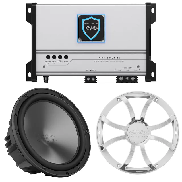 Amplifier 1200 watt 10" white