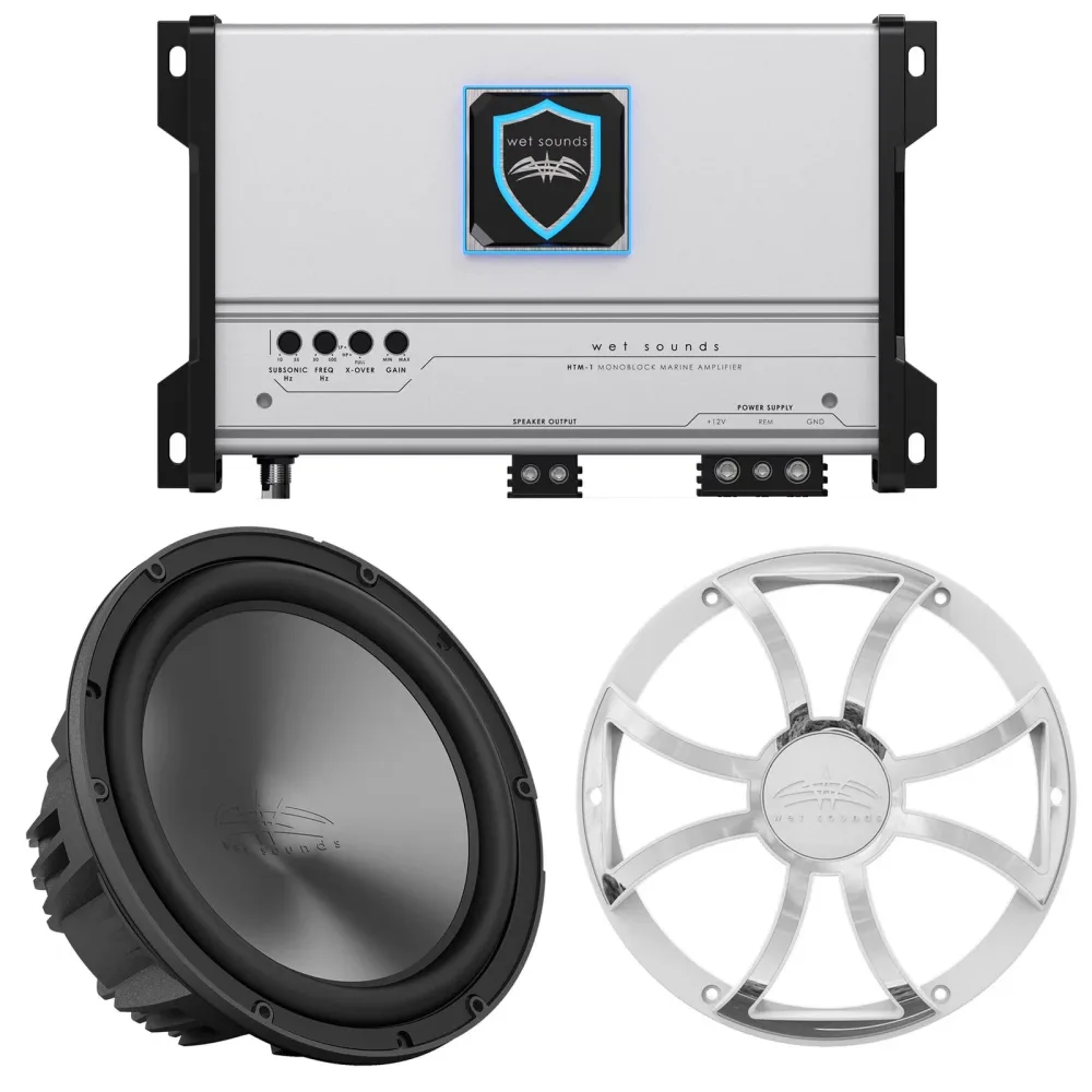 Amplifier 1200 watt 10" white