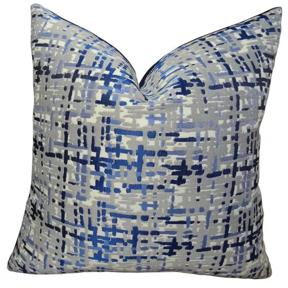 Throw Pillow 26 in blue gray